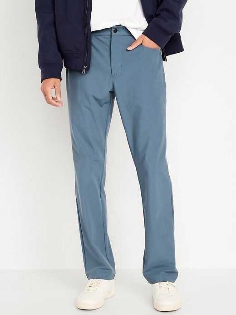 Old Navy Straight Tech Hybrid Pants Wintry Waters | OXE265837