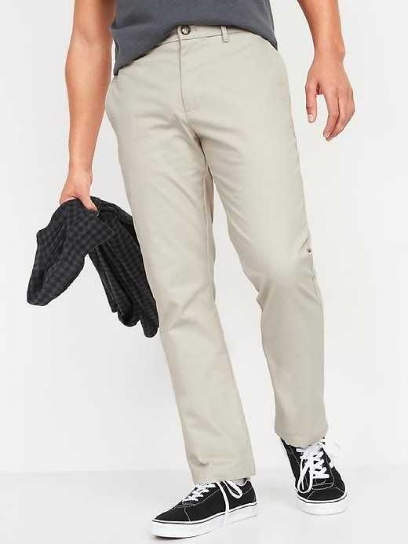 Old Navy Straight Ultimate Built-In Flex Chino Pants Grey | RWG120947