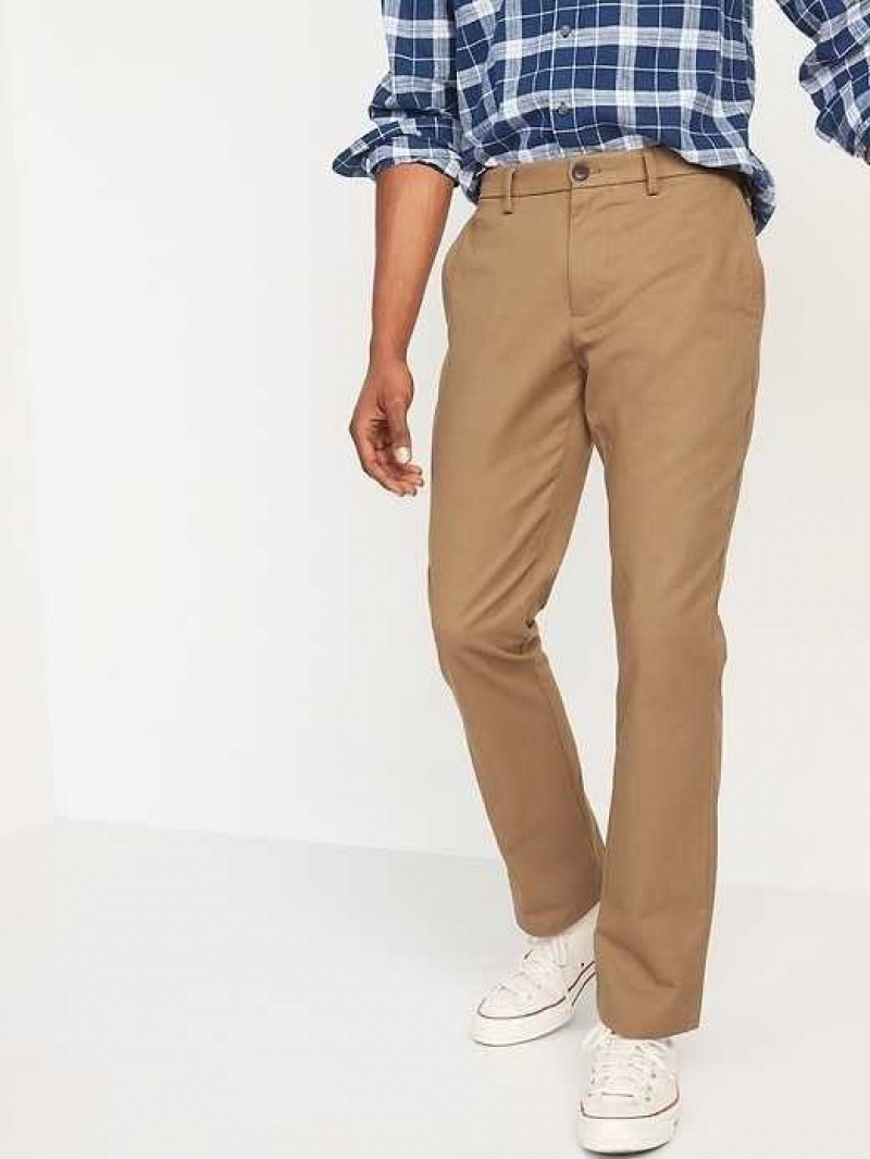 Old Navy Straight Ultimate Built-In Flex Chino Pants Doe A Deer | RSJ357942