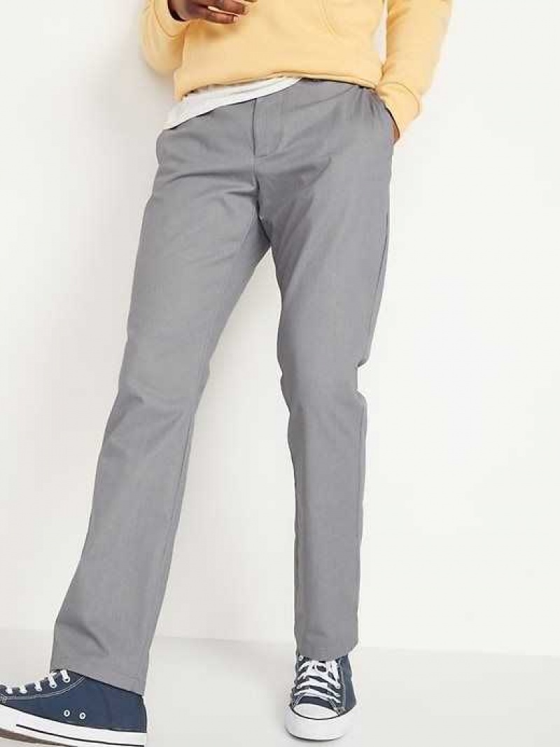 Old Navy Straight Ultimate Built-In Flex Chino Pants Light Grey | HOQ967350