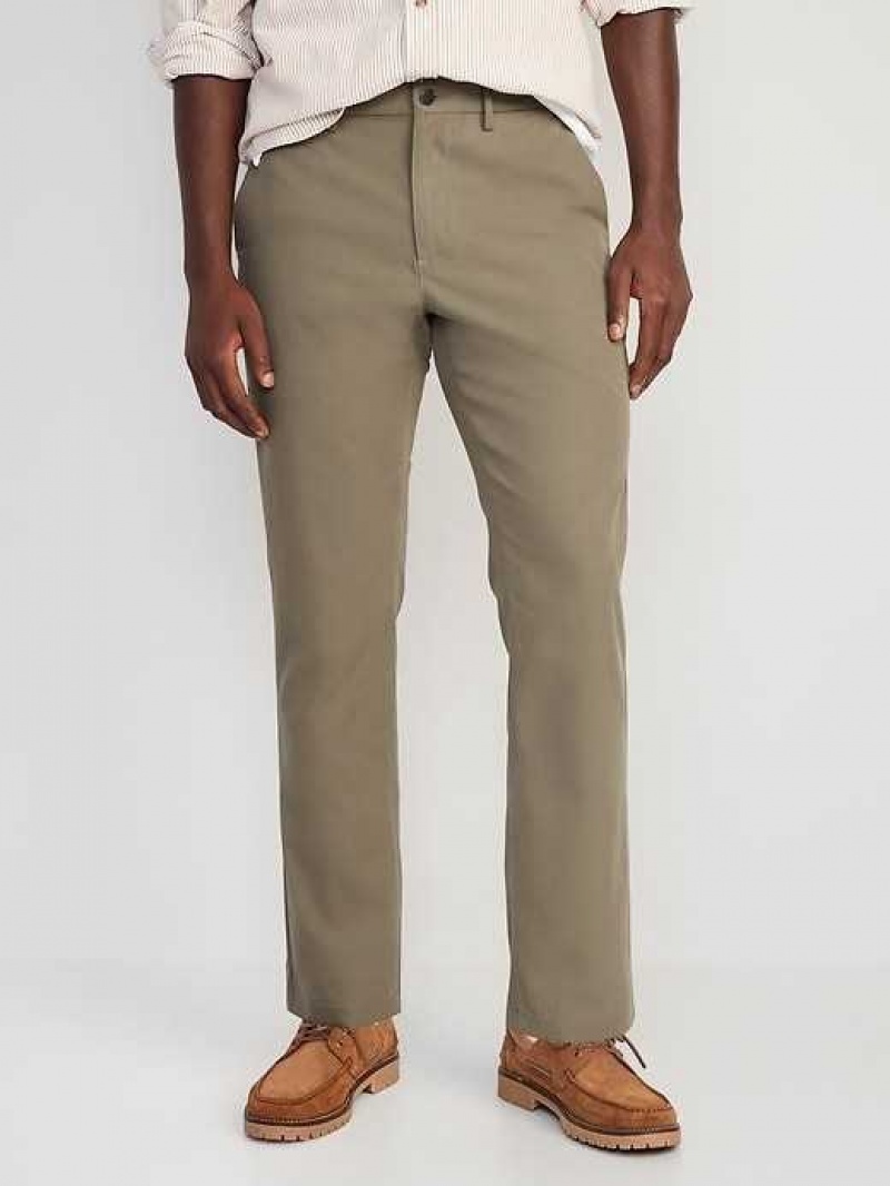 Old Navy Straight Ultimate Tech Built-In Flex Chino Pants Grey | YEZ548396