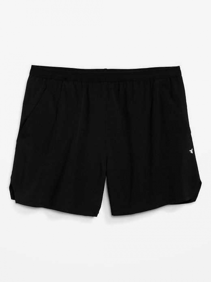 Old Navy StretchTech Dobby Run Shorts Black | RGN230197