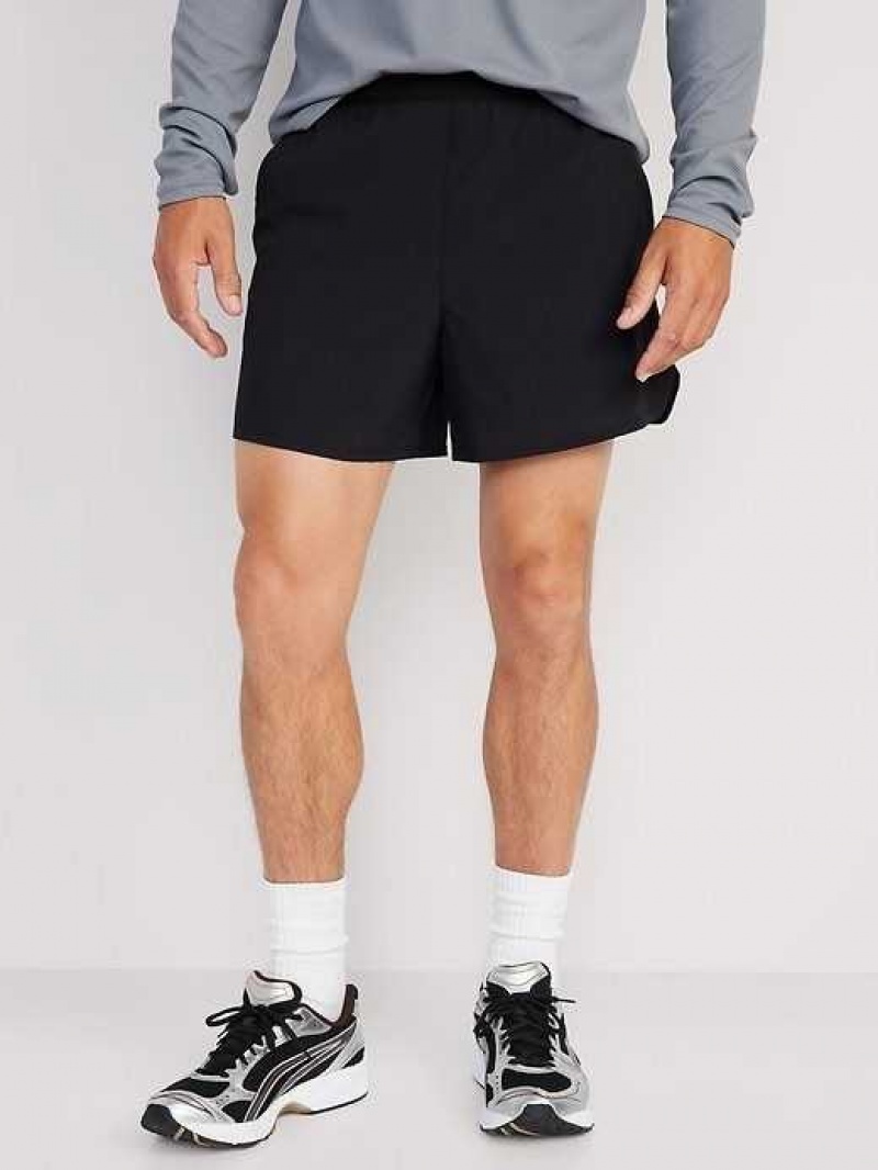 Old Navy StretchTech Dobby Run Shorts Black | RGN230197