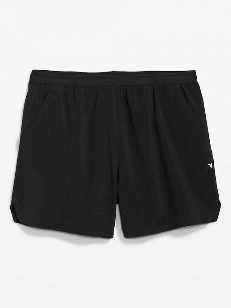 Old Navy StretchTech Dobby Run Shorts Panther | MUE395164