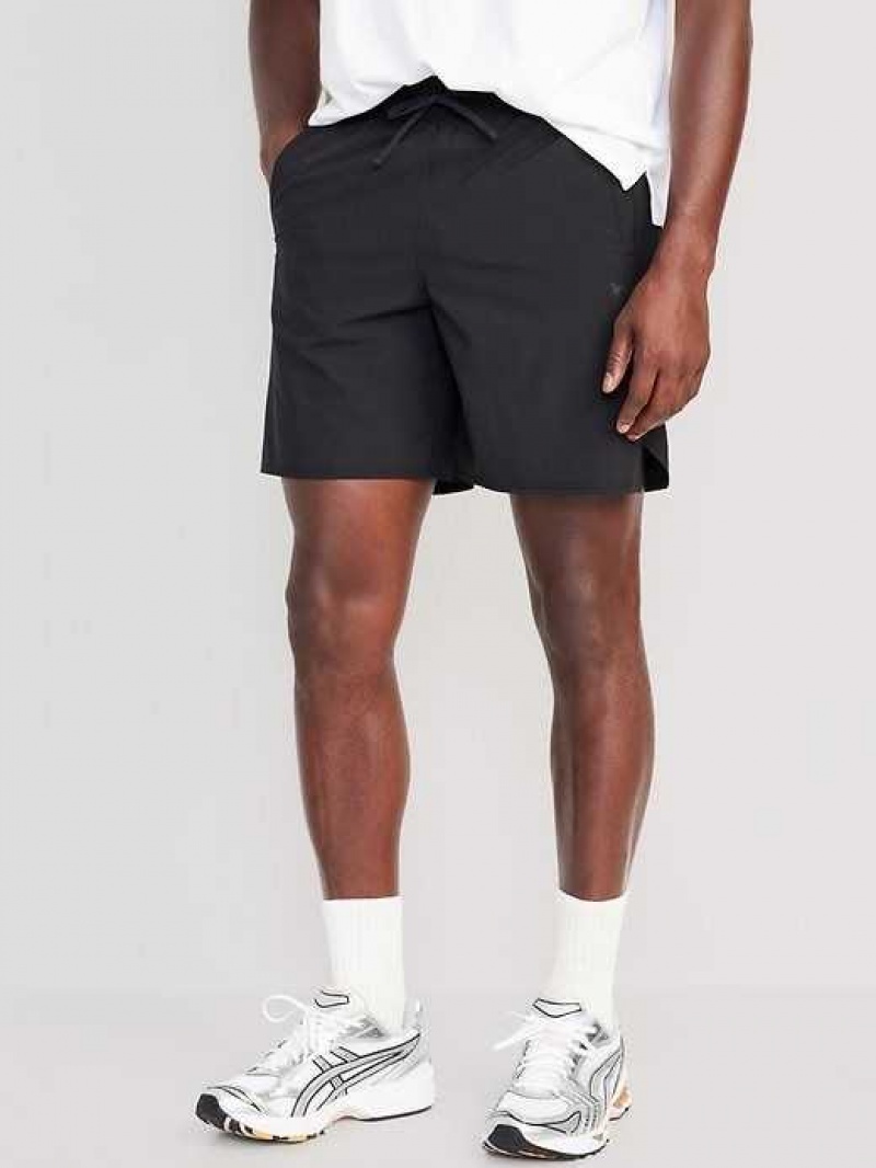 Old Navy StretchTech Go-Dry Cool Shorts Black | RPK826037