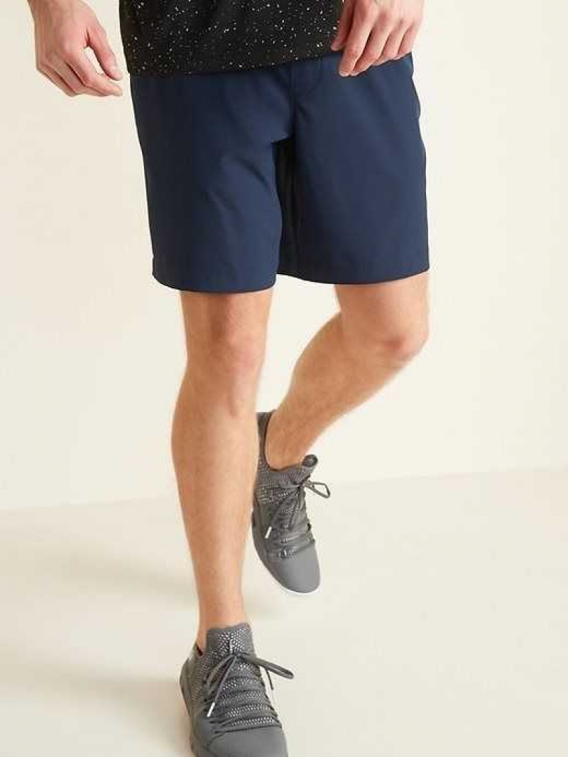 Old Navy StretchTech Go-Dry Shade Jogger Shorts Navy | CYT629183