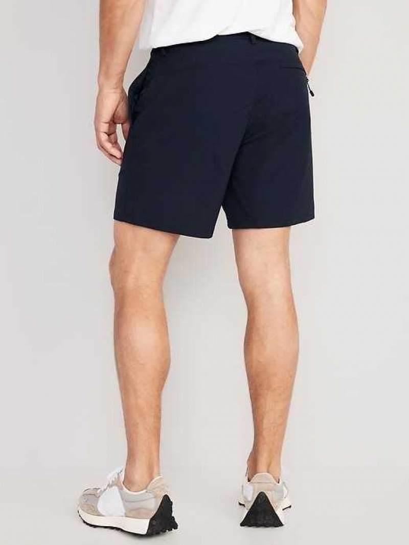 Old Navy StretchTech Nylon Chino Shorts Navy | TRC496130