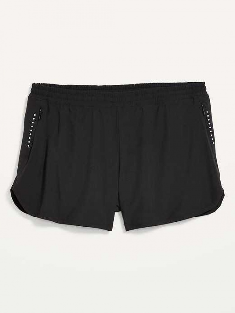 Old Navy StretchTech Run Shorts Black | AGS432958