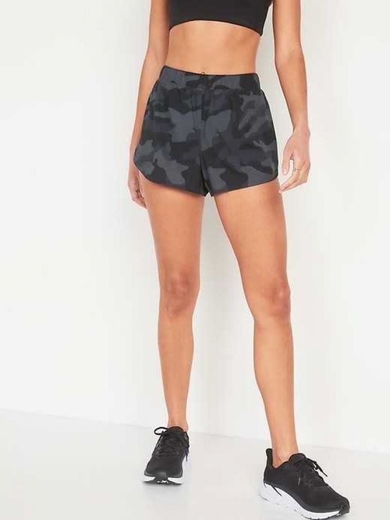 Old Navy StretchTech Run Shorts Grey | HPB951468