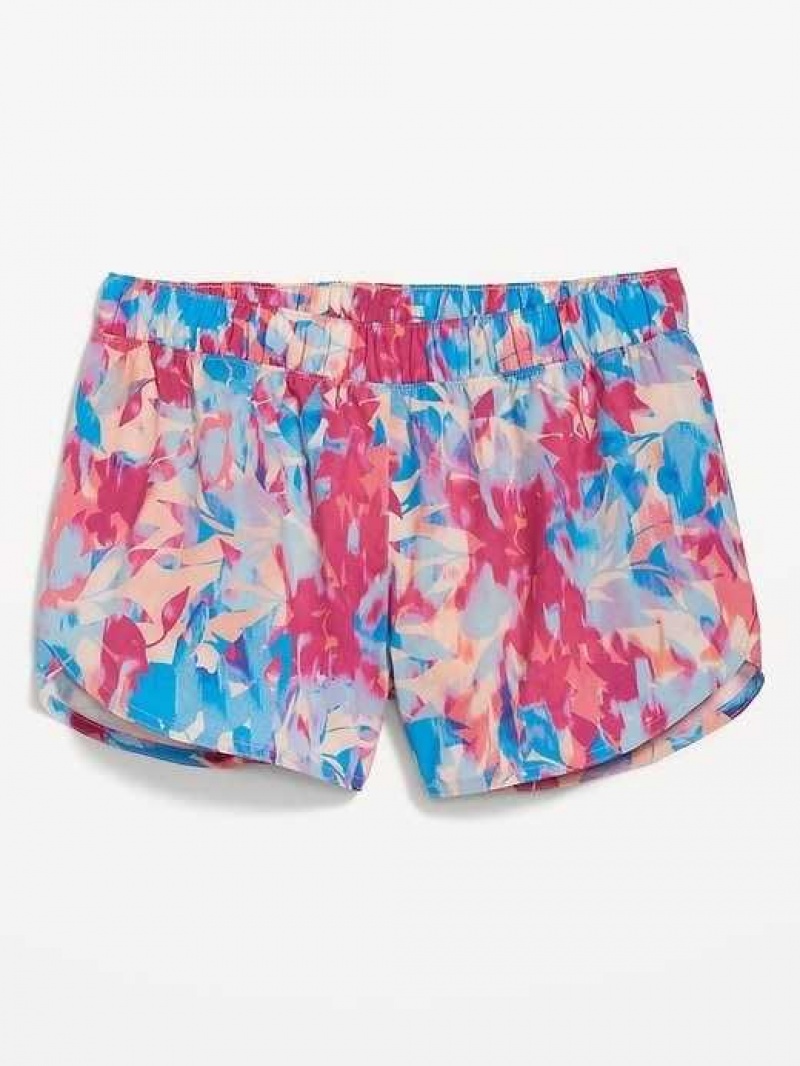 Old Navy StretchTech Run Shorts Pink Multicolor | PZV625413