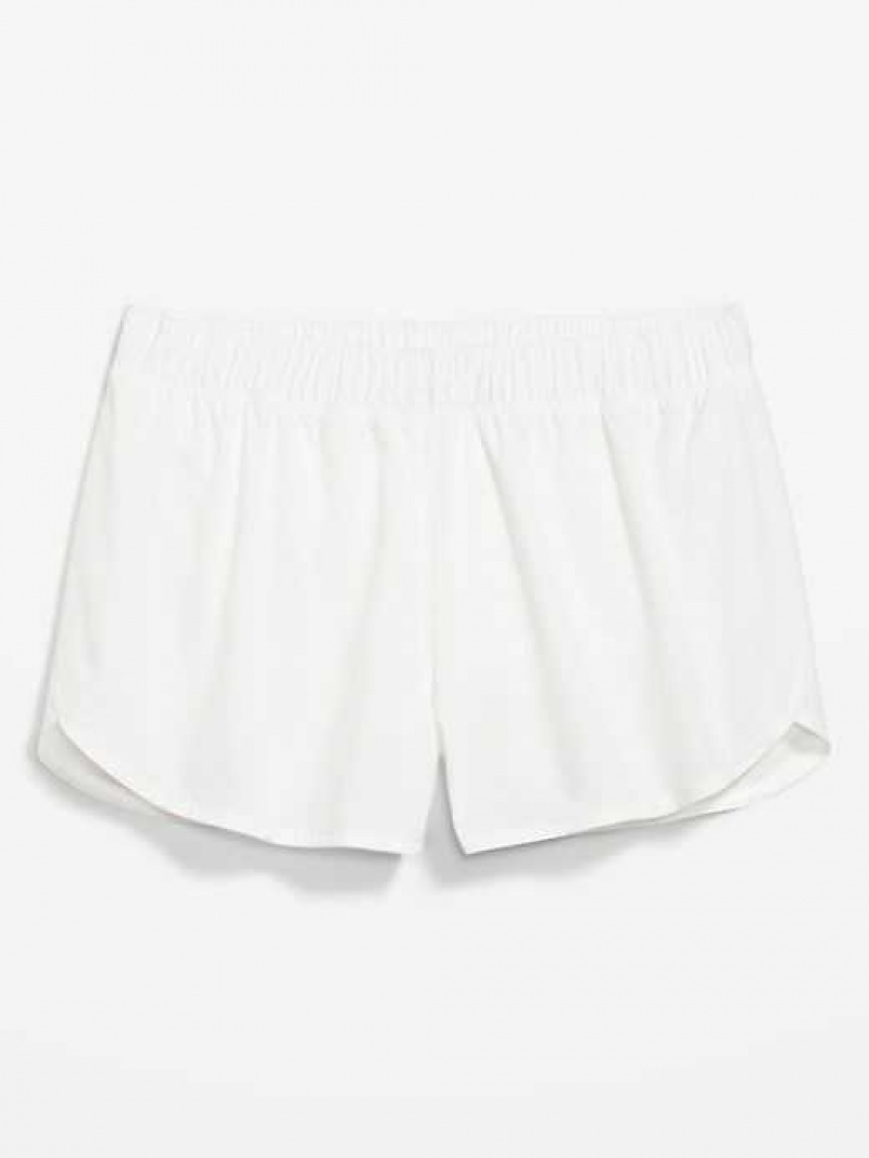 Old Navy StretchTech Run Shorts White | NWI654820