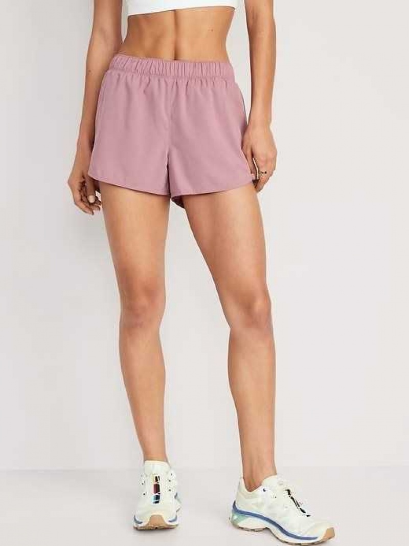 Old Navy StretchTech Run Shorts Woodrose | FEG759634