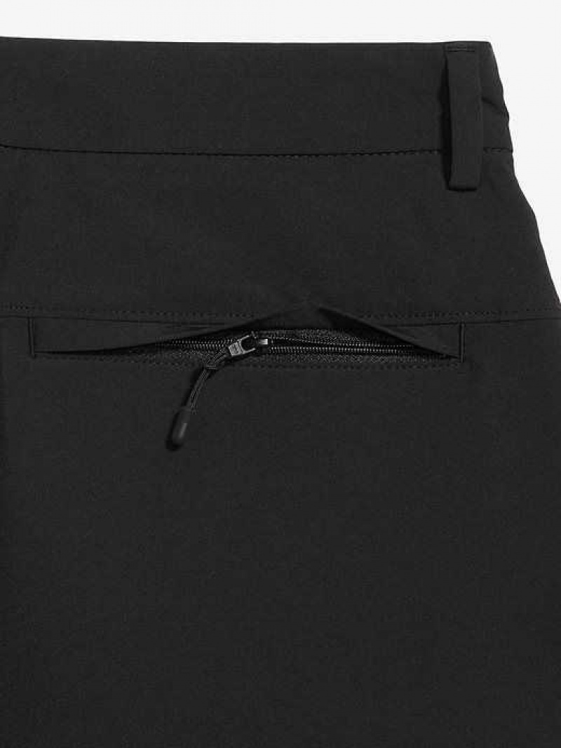 Old Navy StretchTech Water-Repellent Chino Shorts Black | TQY914852