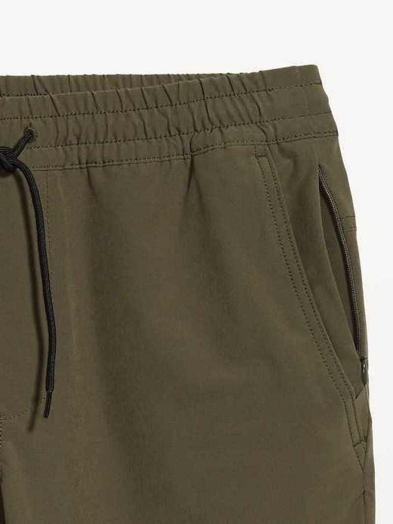 Old Navy StretchTech Water-Repellent Jogger Pants Dark Olive | OZF568934