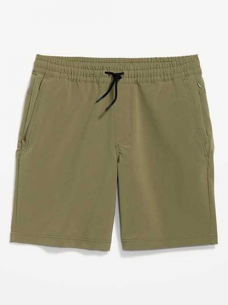 Old Navy StretchTech Water-Repellent Jogger Shorts Bare Ground | JFP197603