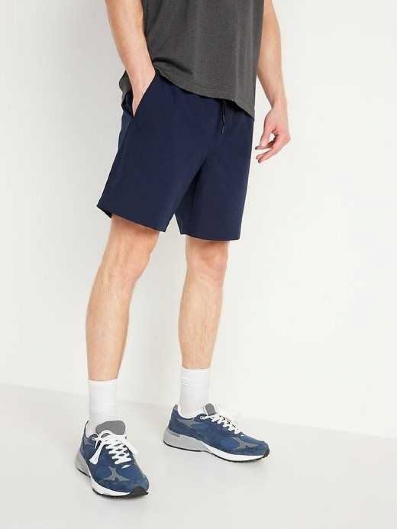 Old Navy StretchTech Water-Repellent Jogger Shorts Navy | HIS135092