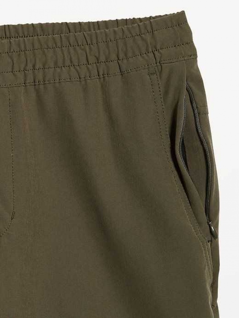 Old Navy StretchTech Water-Repellent Jogger Shorts Green | WGJ629150