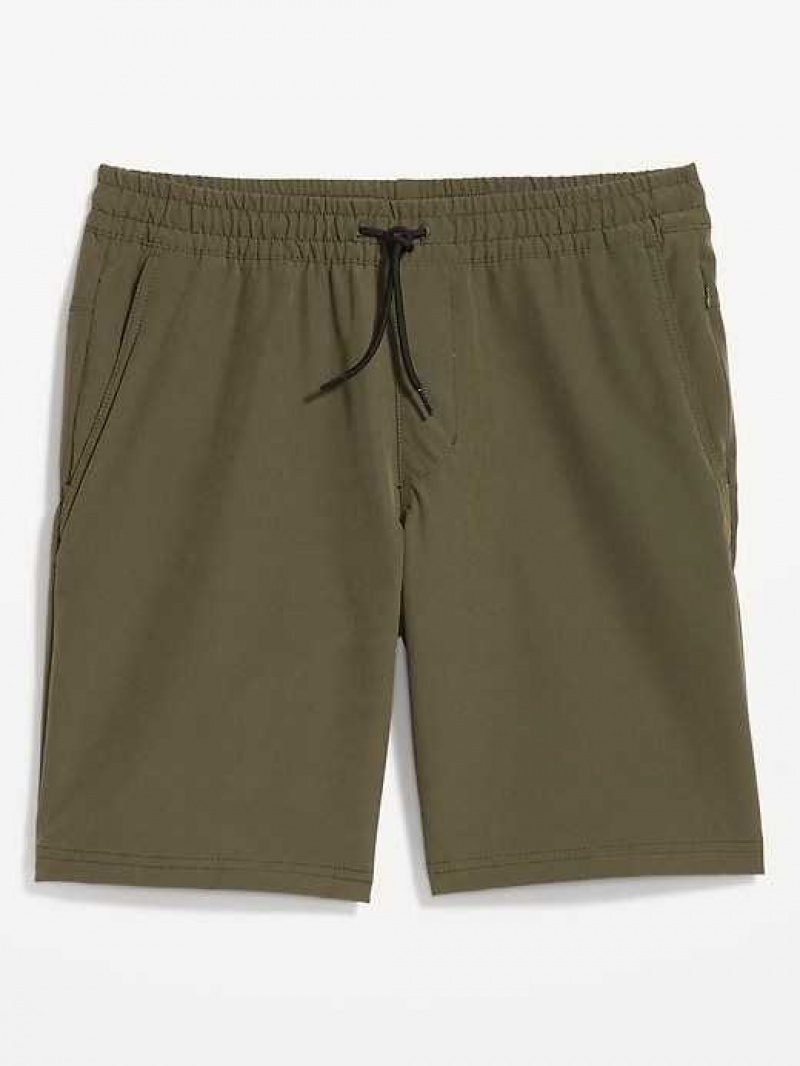 Old Navy StretchTech Water-Repellent Jogger Shorts Green | WGJ629150