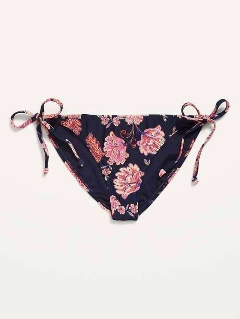 Old Navy String Bikini Swim Bottoms Flower | FUA382610