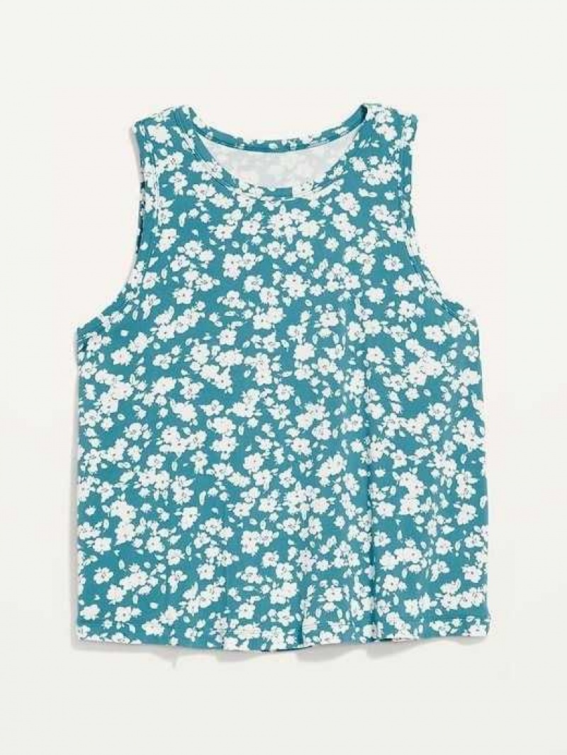 Old Navy Sunday Sleep Pajama Tank Top Light Blue | CDO473582