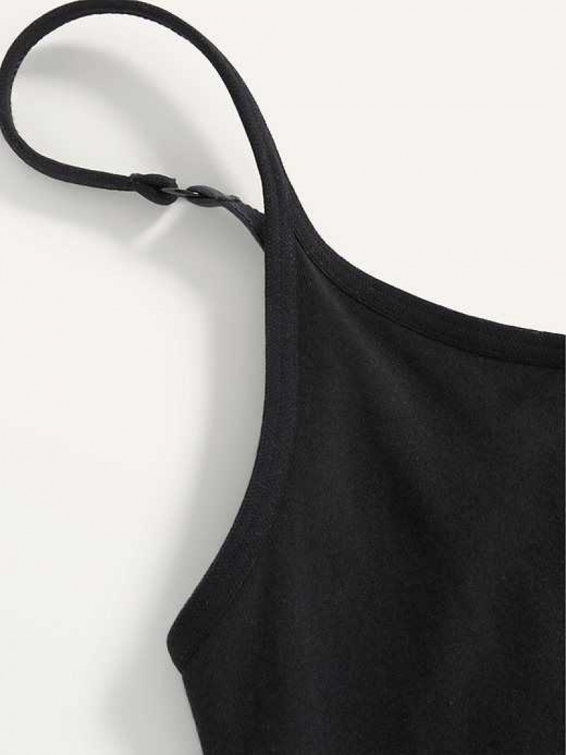 Old Navy Supima Cotton-Blend Cami Bralette Top Black | DPR013687