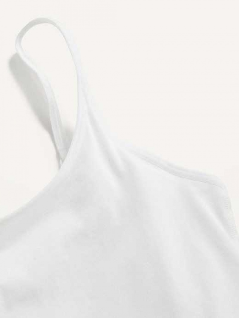 Old Navy Supima Cotton-Blend Cami Bralette Top White | BSA281970