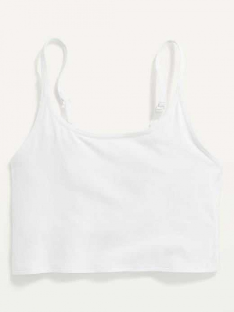 Old Navy Supima Cotton-Blend Cami Bralette Top White | BSA281970