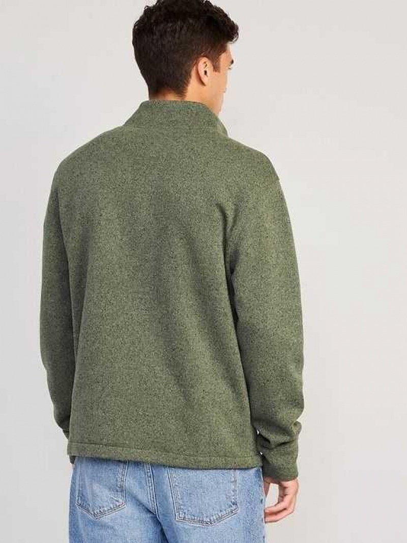 Old Navy Sweater-Knit 1/4-Zip Pullover Green | HEZ765312