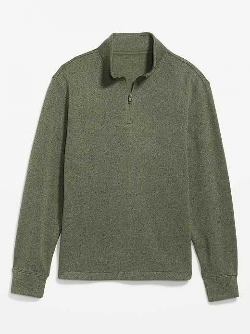 Old Navy Sweater-Knit 1/4-Zip Pullover Green | HEZ765312