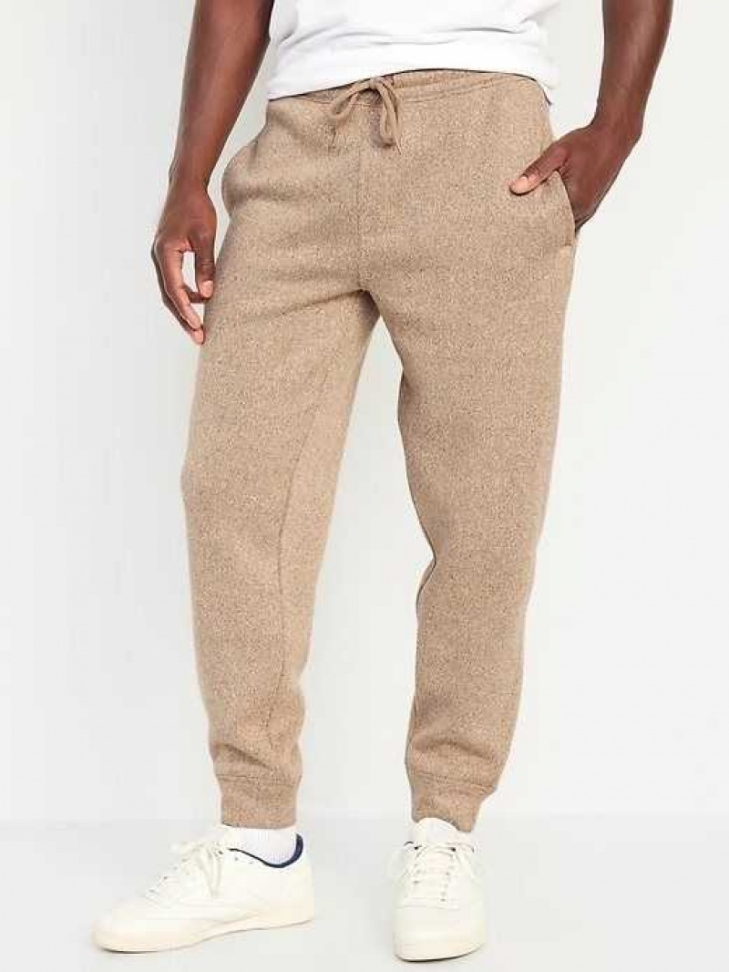 Old Navy Sweater-Knit Performance Jogger Pants Brown | MYT850943