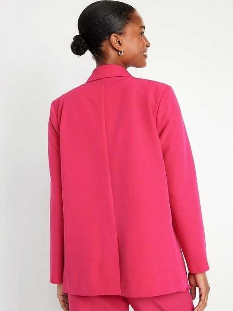 Old Navy Taylor Relaxed Suit Blazer Pink | XWA215793