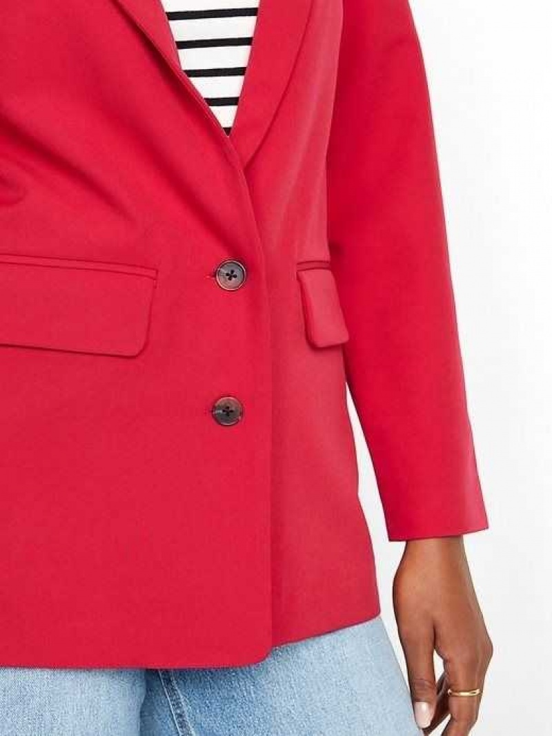 Old Navy Taylor Relaxed Suit Blazer Red | JPU953768