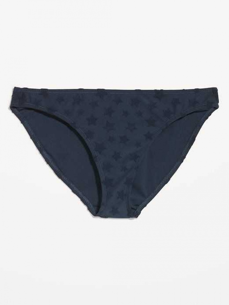 Old Navy Terry Classic Bikini Swim Bottoms Blue | HVC975301