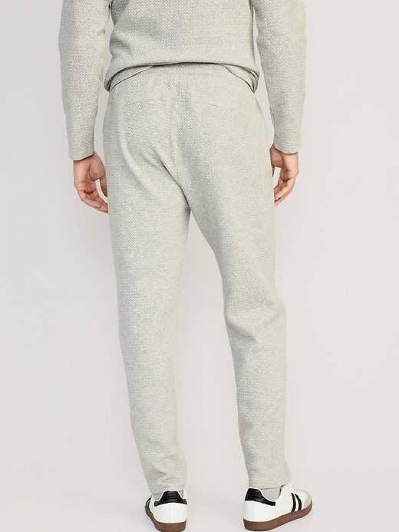 Old Navy Textured Dynamic Fleece Tapered Sweatpants Light Grey | MHY421096