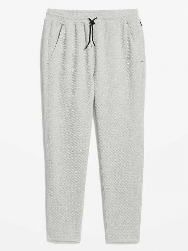 Old Navy Textured Dynamic Fleece Tapered Sweatpants Light Grey | MHY421096