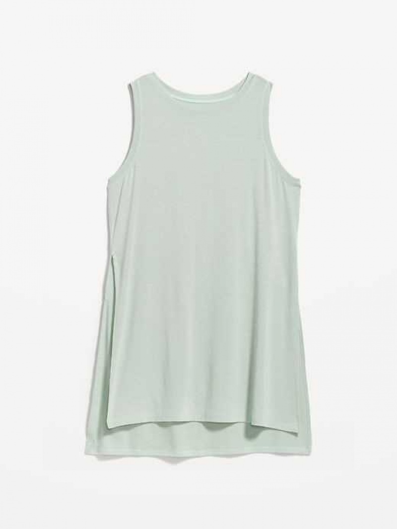 Old Navy UltraLite All-Day Sleeveless Tunic Pale Glass | RYO348601