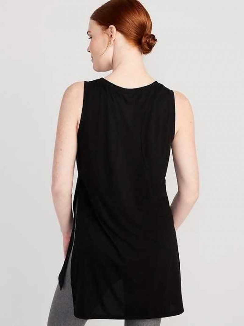 Old Navy UltraLite All-Day Sleeveless Tunic Blackjack | BQO308946