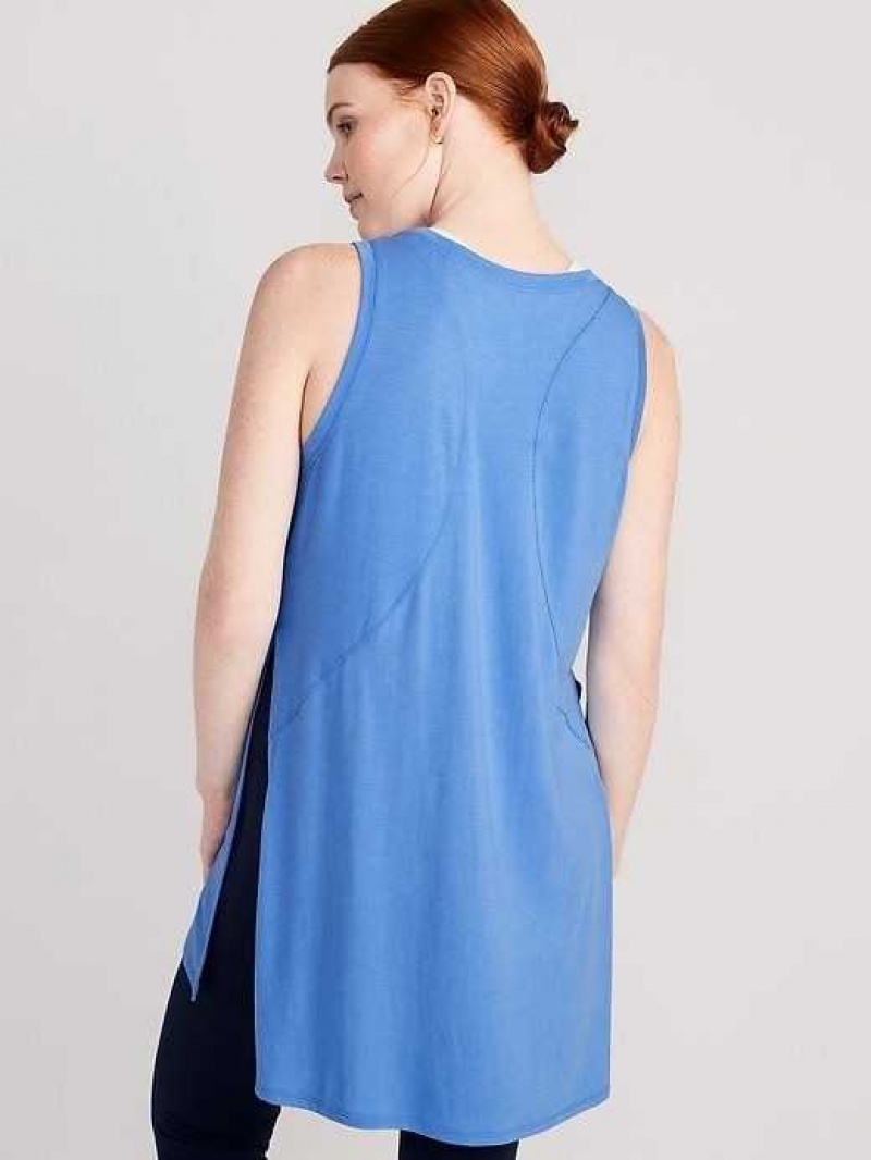 Old Navy UltraLite All-Day Sleeveless Tunic Blue | BEP908736