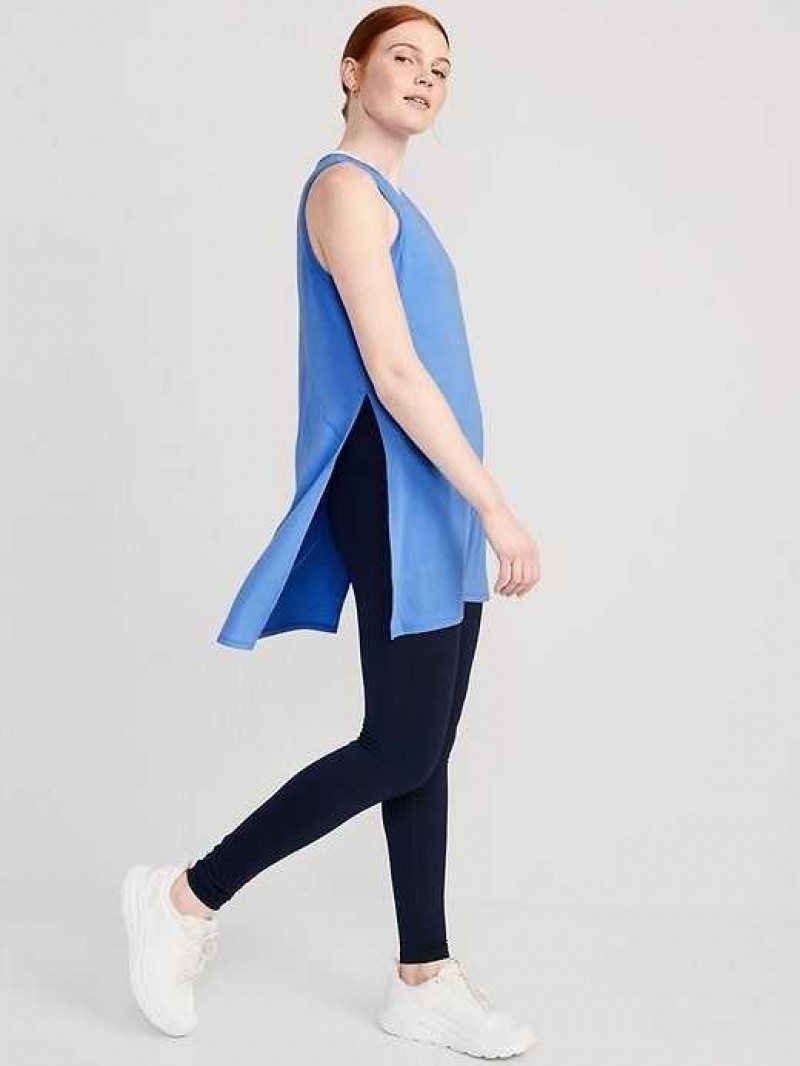 Old Navy UltraLite All-Day Sleeveless Tunic Blue | BEP908736