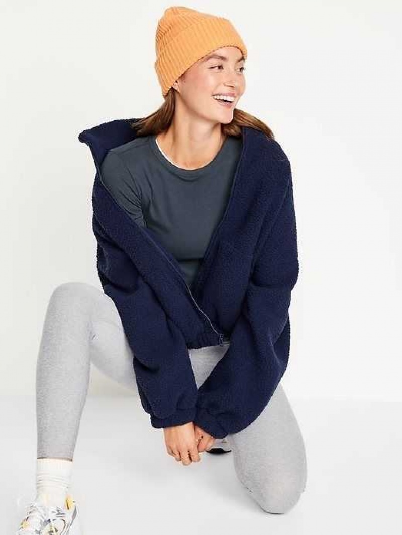 Old Navy UltraLite Fitted Rib-Knit Top Navy | VWS127548