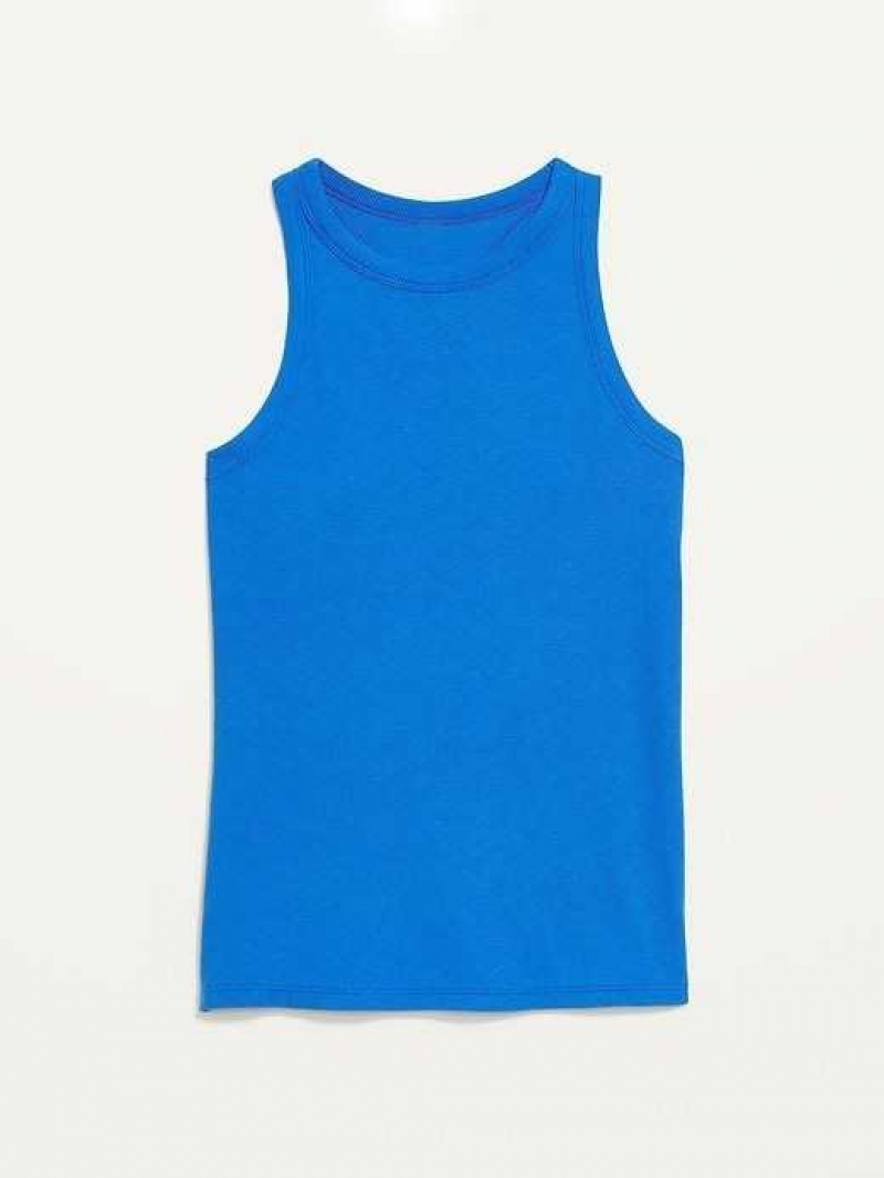 Old Navy UltraLite Rib-Knit Racerback Tank Top Bluefield | KNR683250