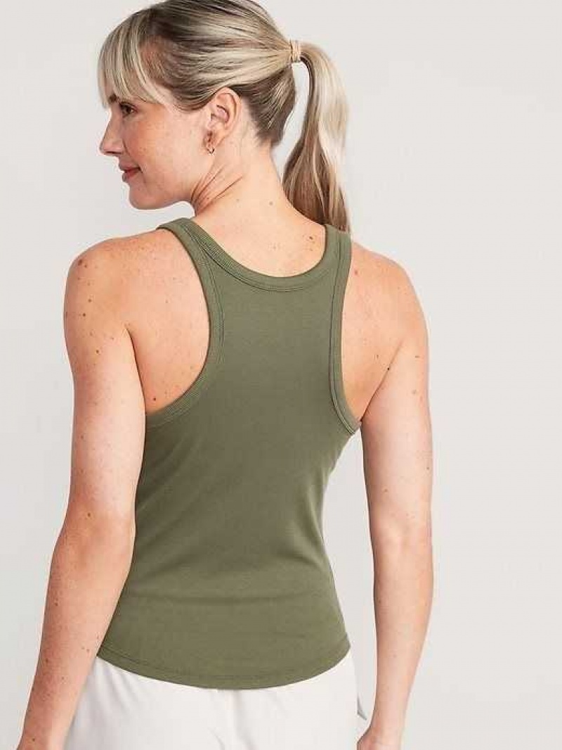 Old Navy UltraLite Rib-Knit Racerback Tank Top Alpine Tundra | YMO142563