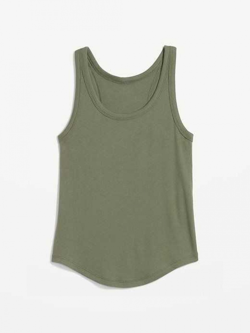 Old Navy UltraLite Rib-Knit Racerback Tank Top Alpine Tundra | YMO142563