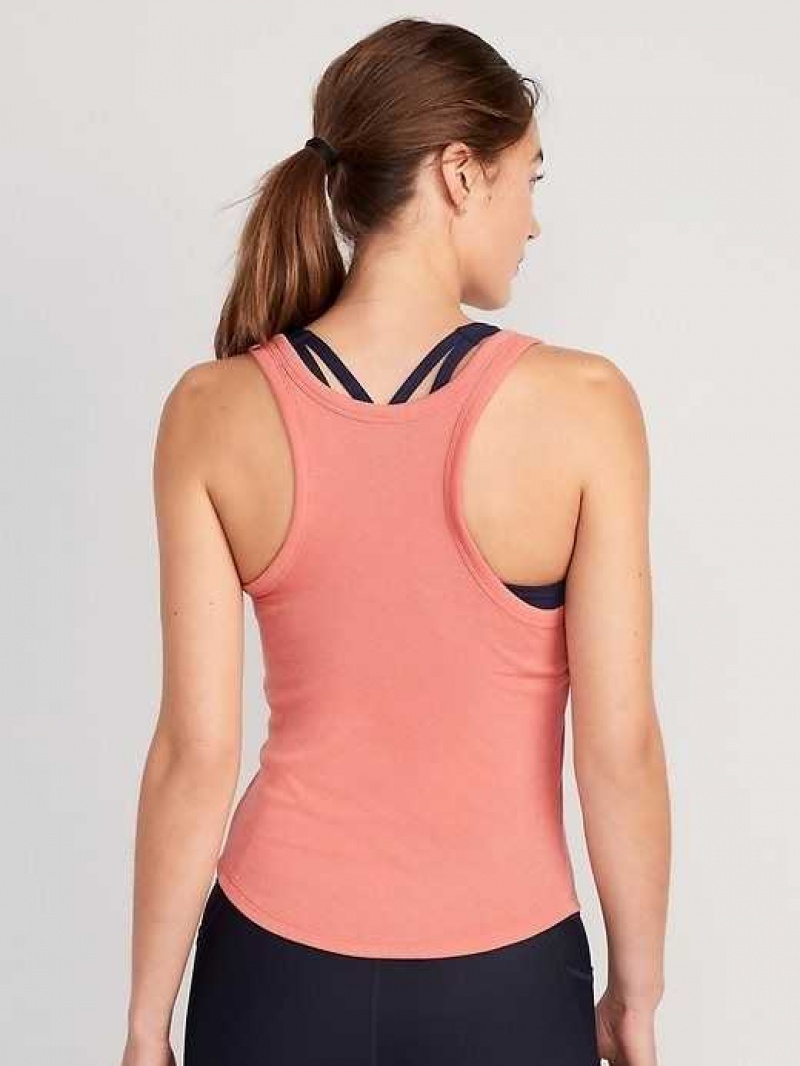 Old Navy UltraLite Rib-Knit Racerback Tank Top Aspen Summer | AEH627834