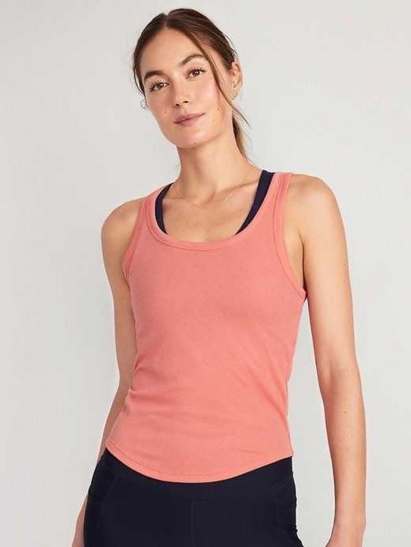 Old Navy UltraLite Rib-Knit Racerback Tank Top Aspen Summer | AEH627834