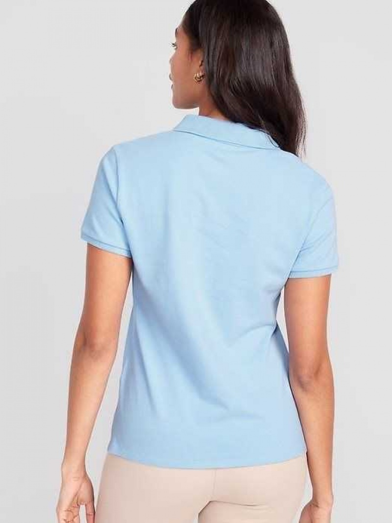 Old Navy Uniform Pique Polo Blue | NQP854632