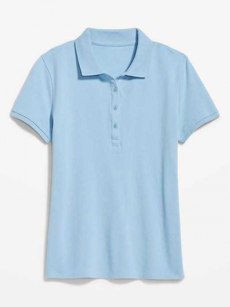 Old Navy Uniform Pique Polo Blue | NQP854632