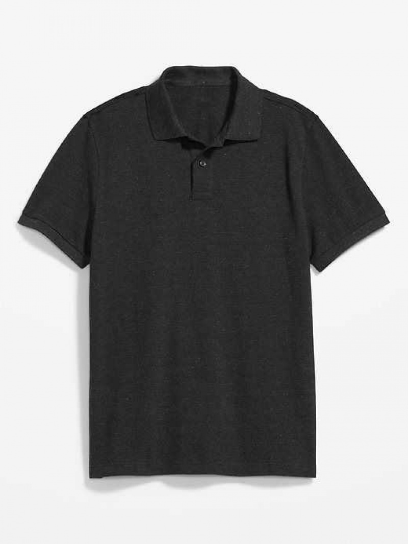 Old Navy Uniform Pique Polo Grey | NIT218793