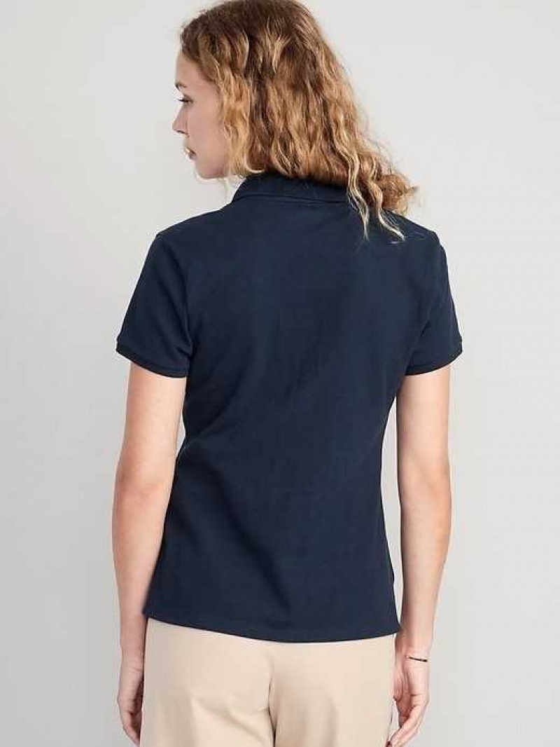 Old Navy Uniform Pique Polo Navy | MQK285314