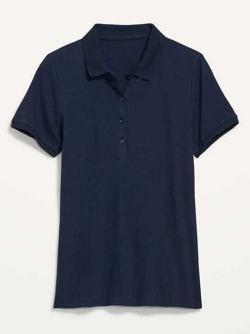 Old Navy Uniform Pique Polo Shirt Blue | OMH649805